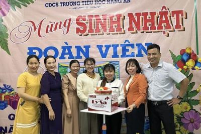 Công Đoàn tổ chức mừng sinh nhật đoàn viên quý III & IV